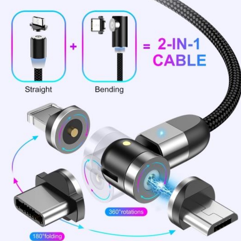 Three in one quick charging universal data line -- necessary for business trip