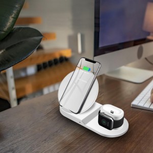 3 in 1 QI Wireless Charger Watch Wireless Charger Stand Wireless Charging Dock Station For iPhone
